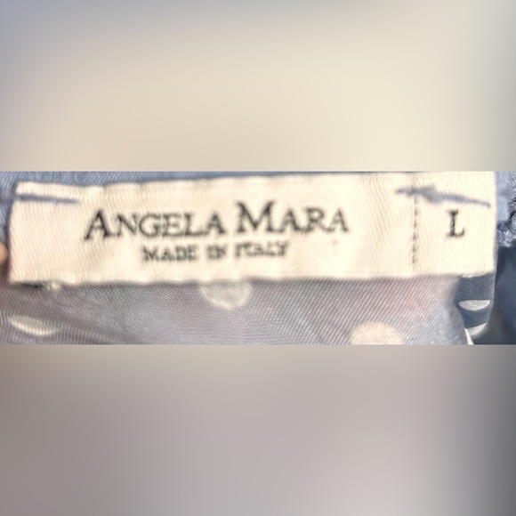 Angela Mara 100% silk dress size large - Picture 2 of 3